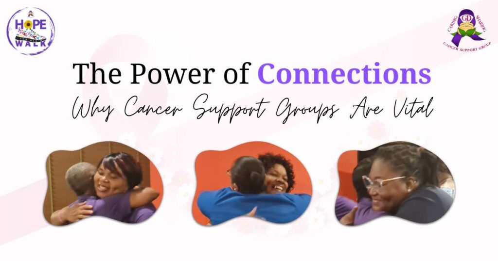 The power of connections of Gennie Dean caring and sharing Cancer Support group